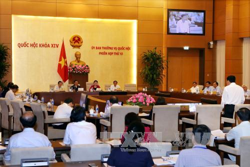 Phiên họp thứ 13, Ủy ban Thường vụ Quốc hội khóa XIV: Cho ý kiến hai dự thảo Luật 